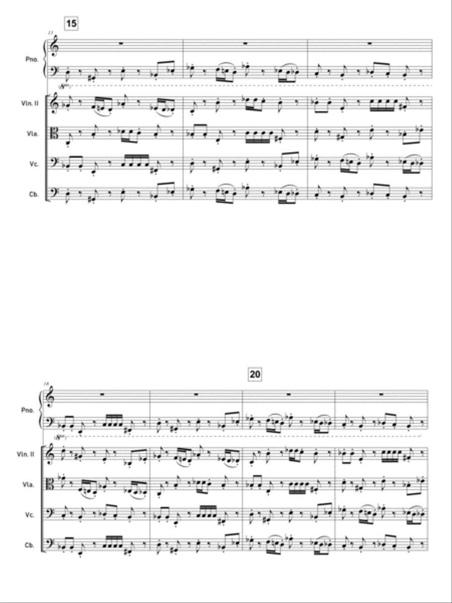 The Bestiality The Bestiality Large Ensemble scores gallery preview page 3