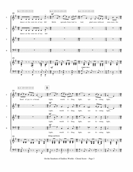 On the Seashore of Endless Worlds (SATB Choir) image number null