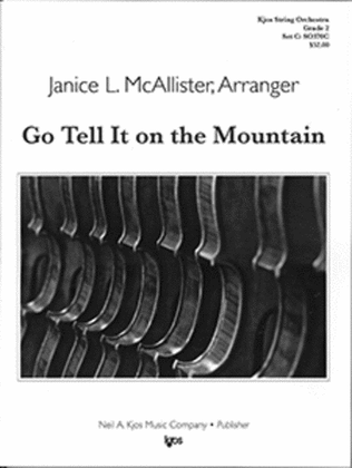 Book cover for Go Tell it on the Mountain - Score