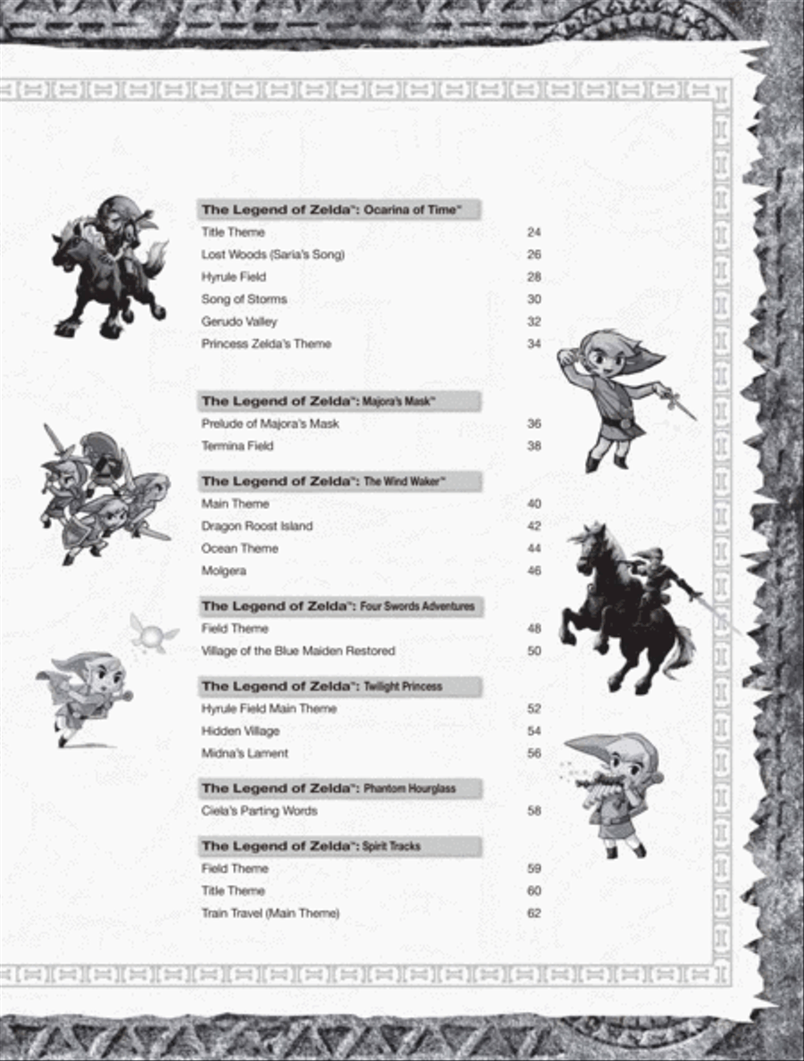 The Legend of Zelda Series for Guitar Guitar Tablature scores gallery preview page 3