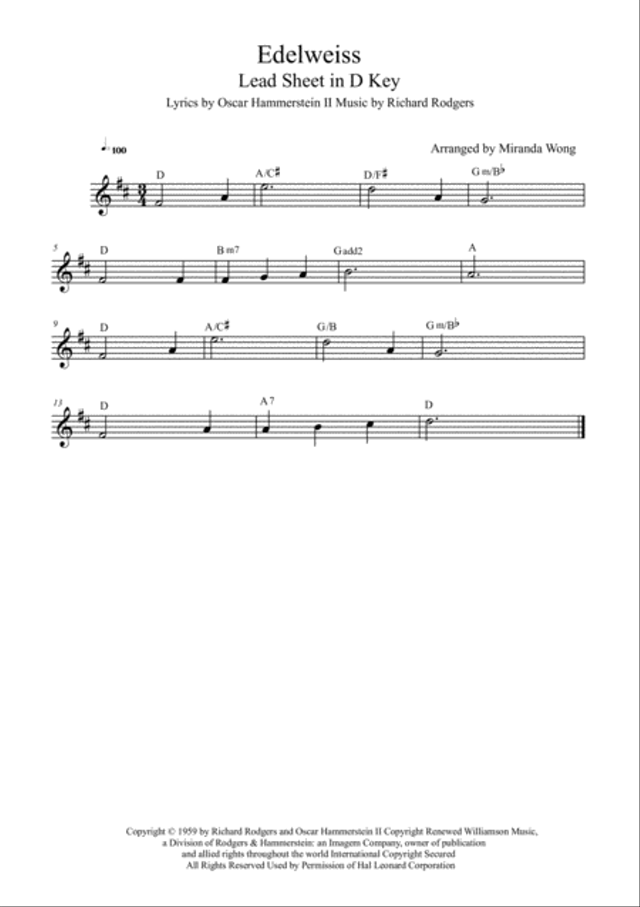 Edelweiss Edelweiss Small Ensemble scores gallery preview page 1