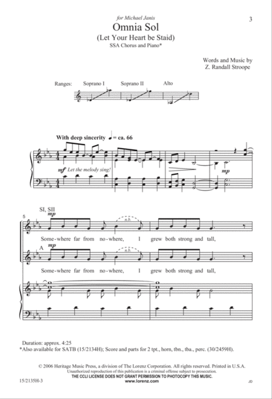 Omnia Sol SSA scores gallery preview page 4