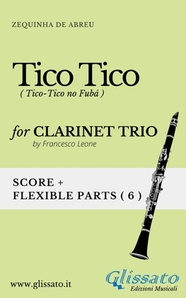 Book cover for Tico Tico - flexible Clarinet Trio score & parts
