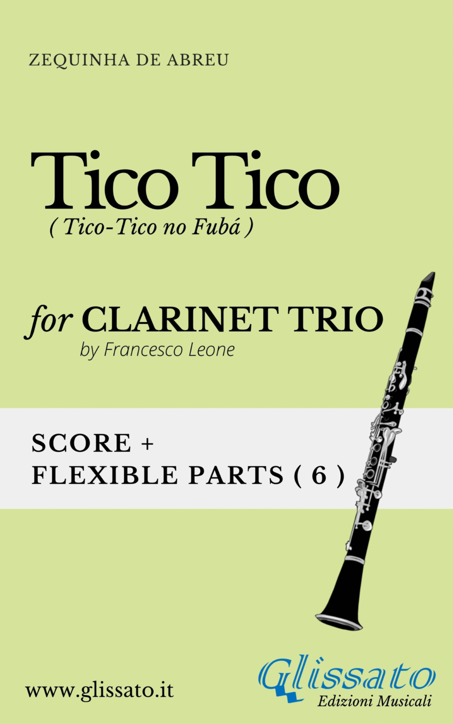 Tico Tico - flexible Clarinet Trio score & parts