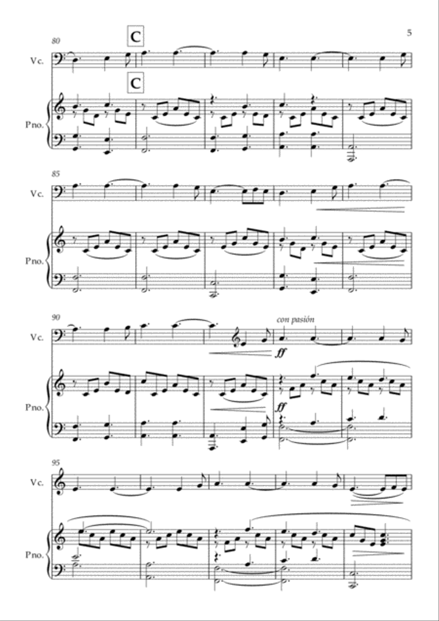 Hallelujah Piano scores gallery preview page 5