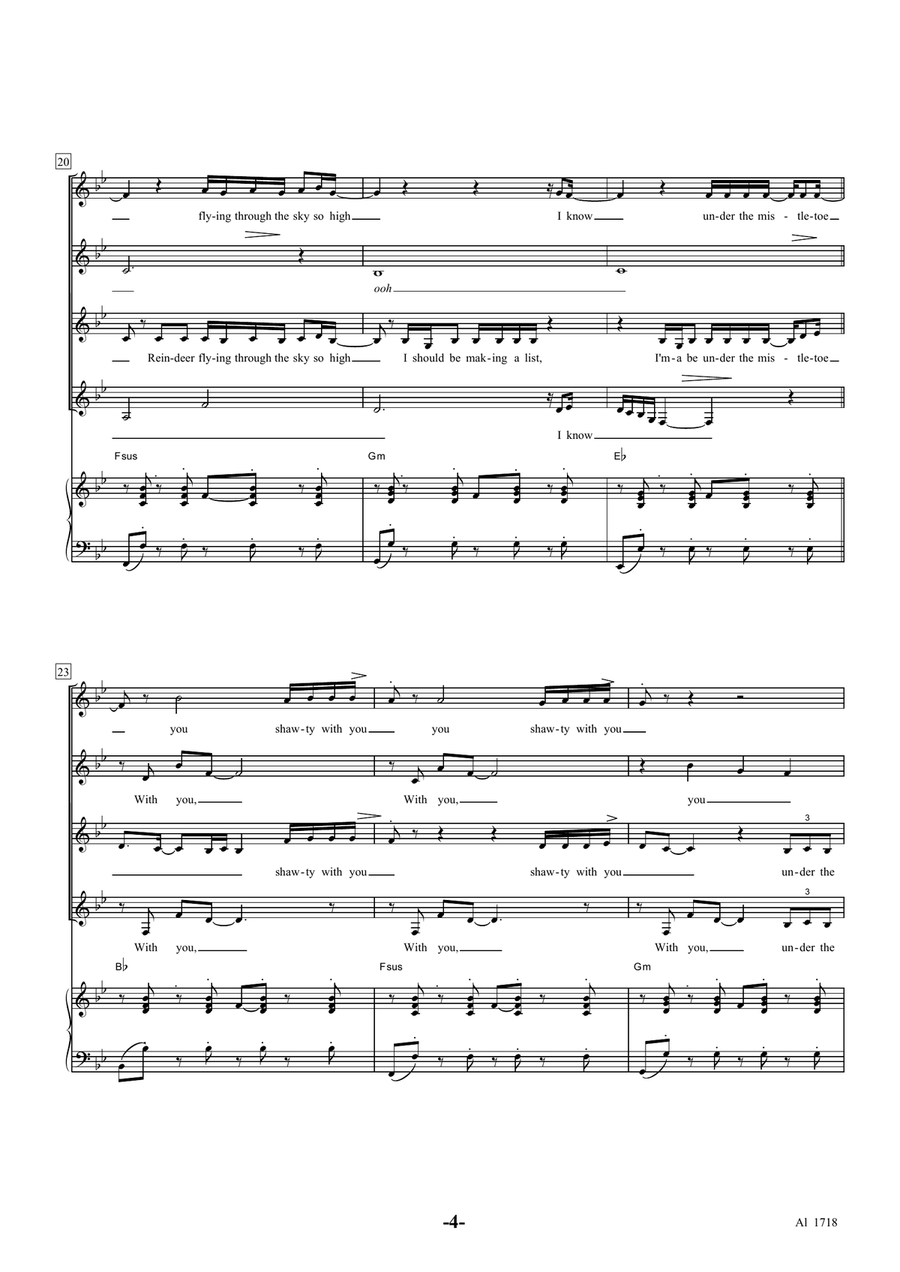 Mistletoe Mistletoe SSAA scores gallery preview page 4