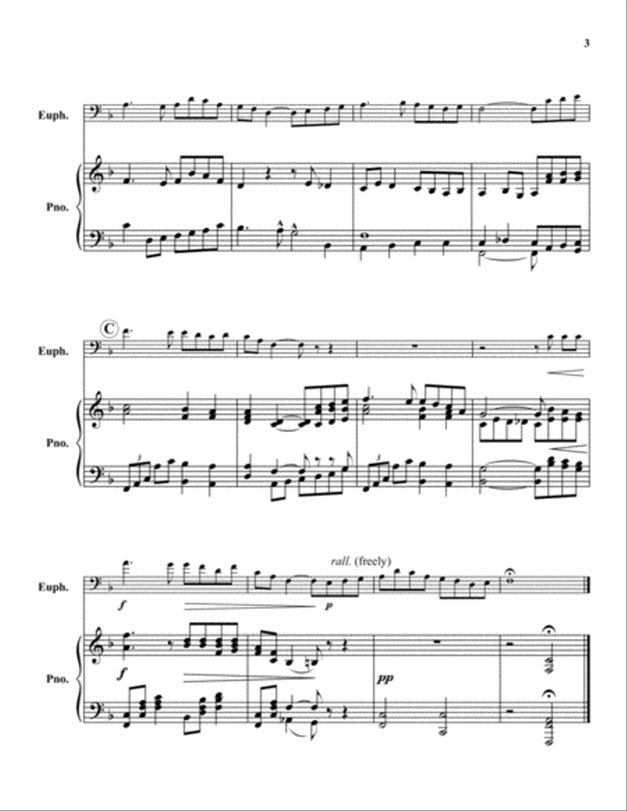 Danny Boy Danny Boy Euphonium scores gallery preview page 3