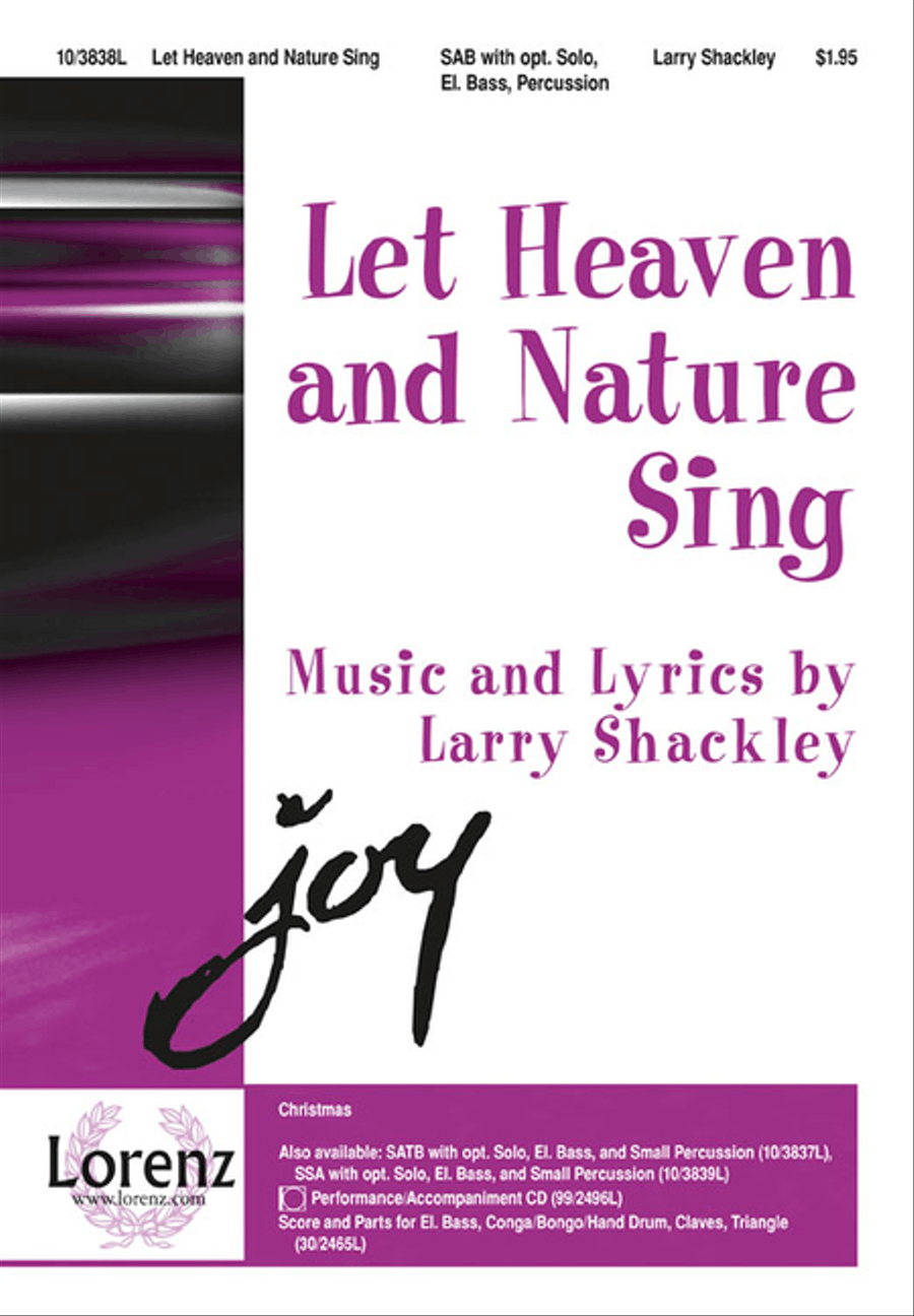 Let Heaven and Nature Sing 3-Part scores gallery preview page 1