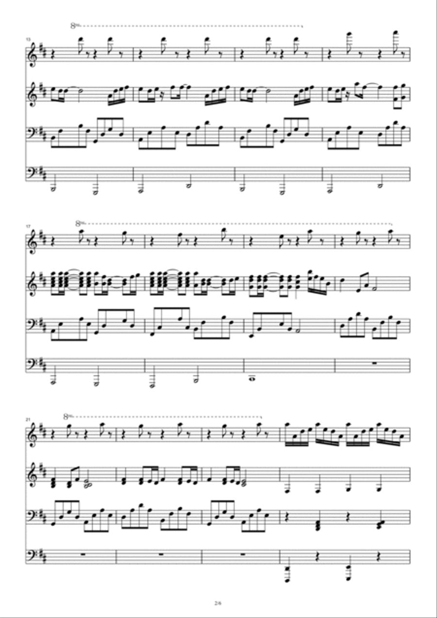 Summer Piano Solo scores gallery preview page 2