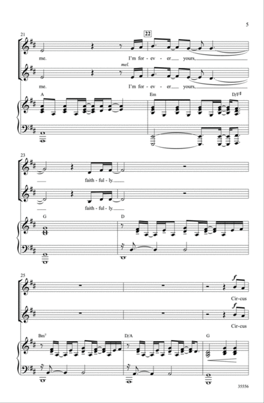 Faithfully Faithfully Women's Choir scores gallery preview page 5