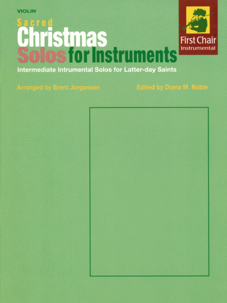 Sacred Christmas Solos for Instruments - Violin image number null