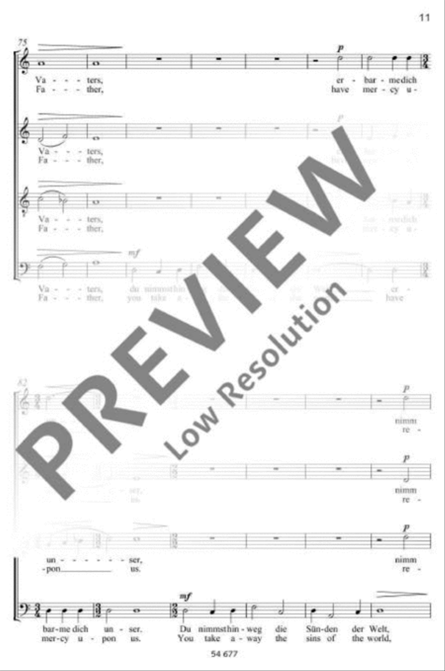 Glory to God (Gloria) A Cappella scores gallery preview page 12