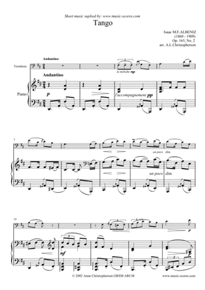 Tango - Trombone and Piano