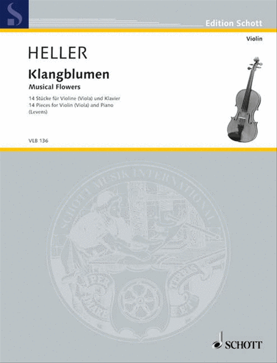 Musical Flowers (Klangblumen) Viola scores gallery preview page 1