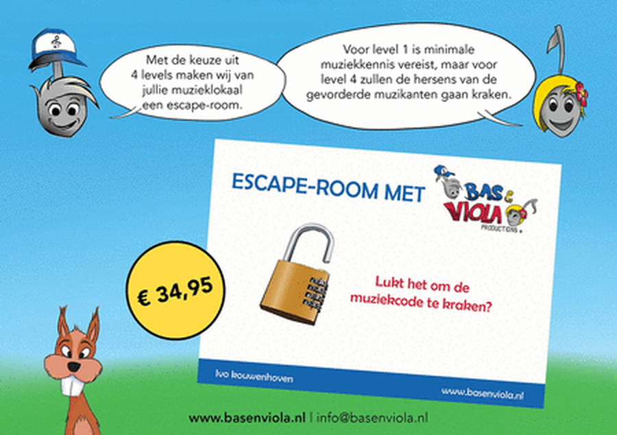 Escape-Room Met Bas en Viola