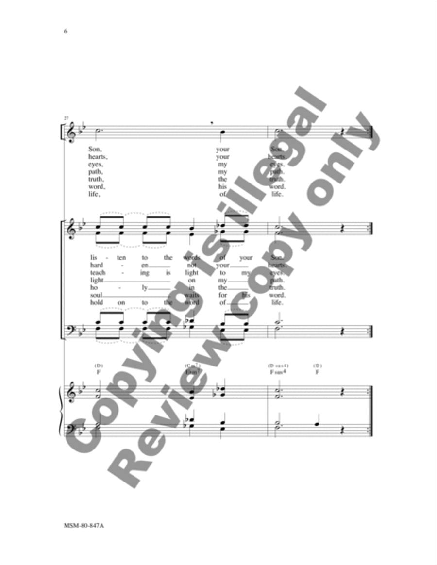 Festival Alleluia (Choral Score) 4-Part scores gallery preview page 6