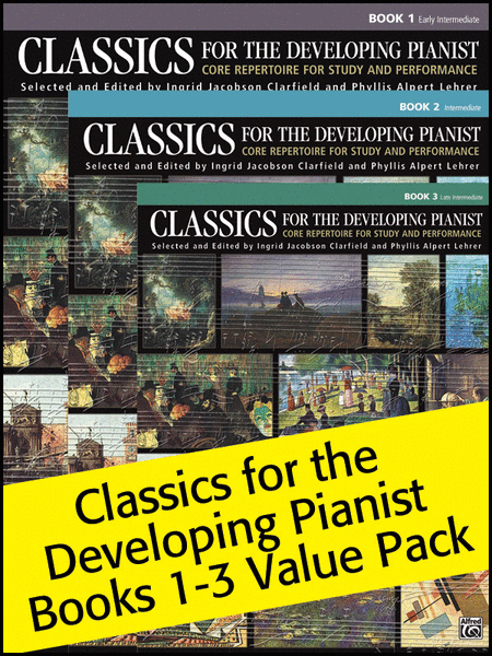Classics for the Developing Pianist Books 1-3 (Value Pack)