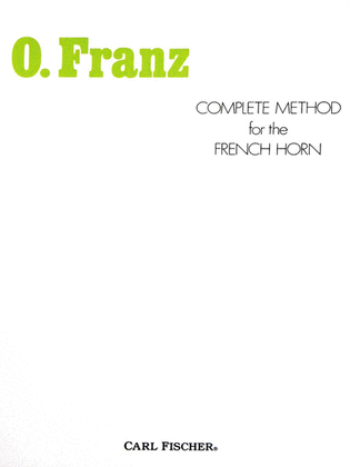 Book cover for Complete Method for the French Horn
