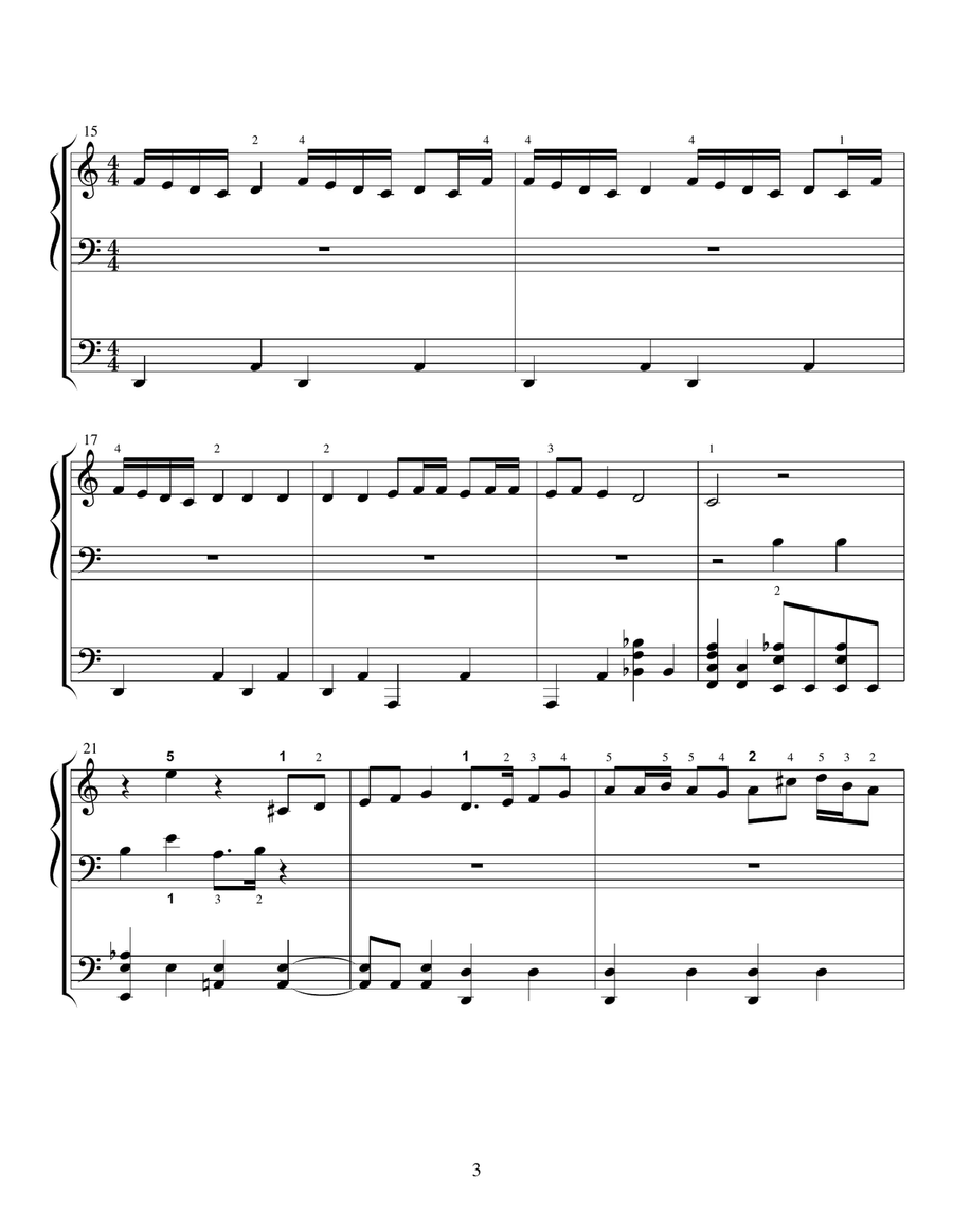 Frozen Heart 2 Pianos, 4-Hands scores gallery preview page 3