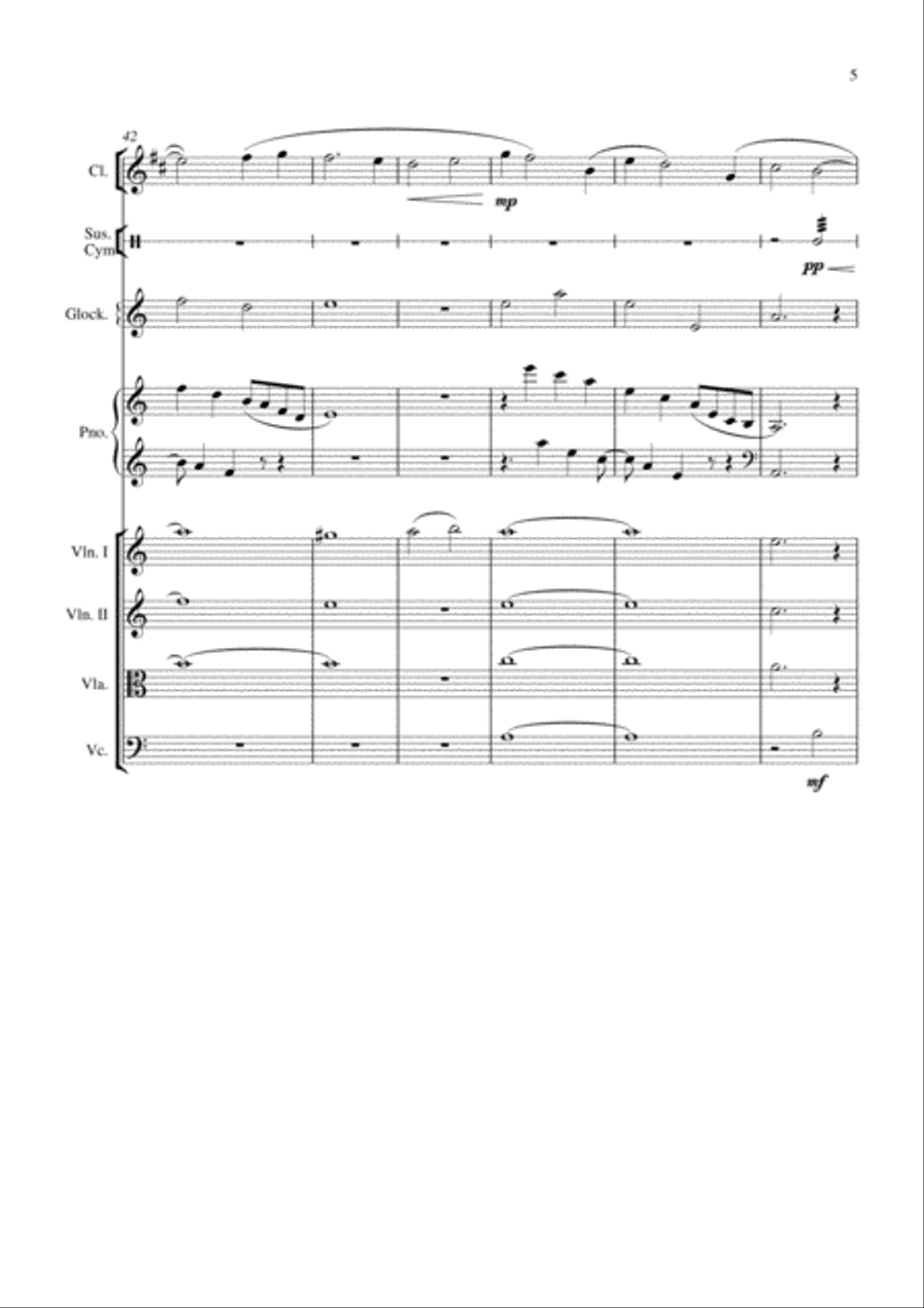 Pictures of Winter Large Ensemble scores gallery preview page 5