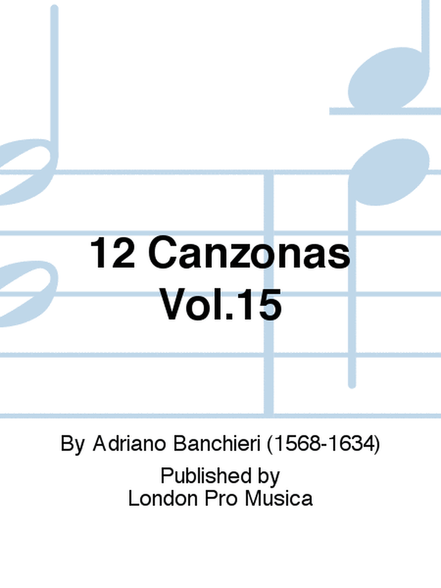 12 Canzonas Vol.15