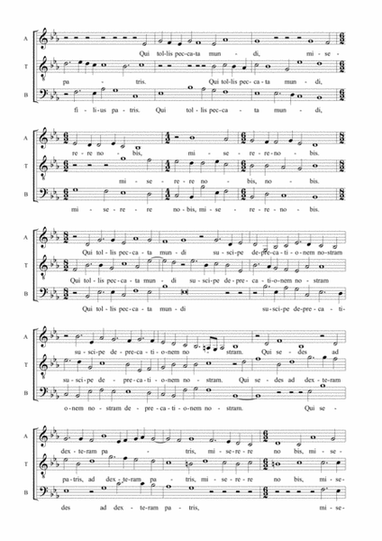 MASS FOR THREE VOICES (Missa tribus vocibus) (ATB) - William Byrd image number null