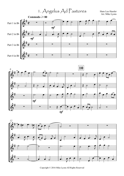 Cantiones Sacrae 1592 - Hans Leo Hassler (Brass Quartet) image number null