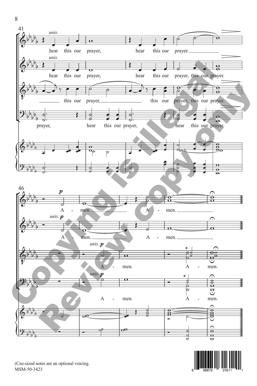 This Our Prayer Divisi scores gallery preview page 7