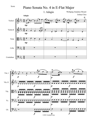 Book cover for Piano Sonata No. 4 in E-Flat Major