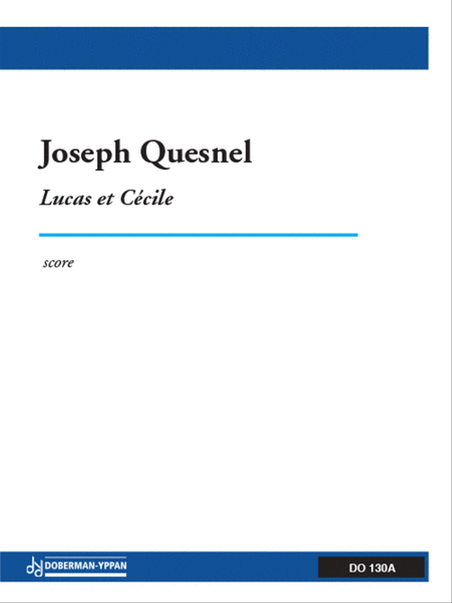 Lucas et Cécile (Opera 5 voices / orch.) Orchestra scores gallery preview page 1