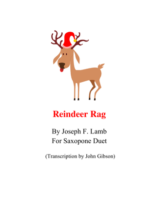 Reindeer Rag for Sax Duet