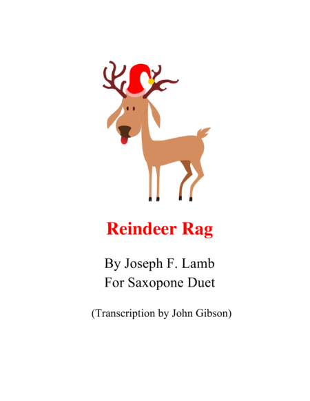 Reindeer Rag for Sax Duet image number null