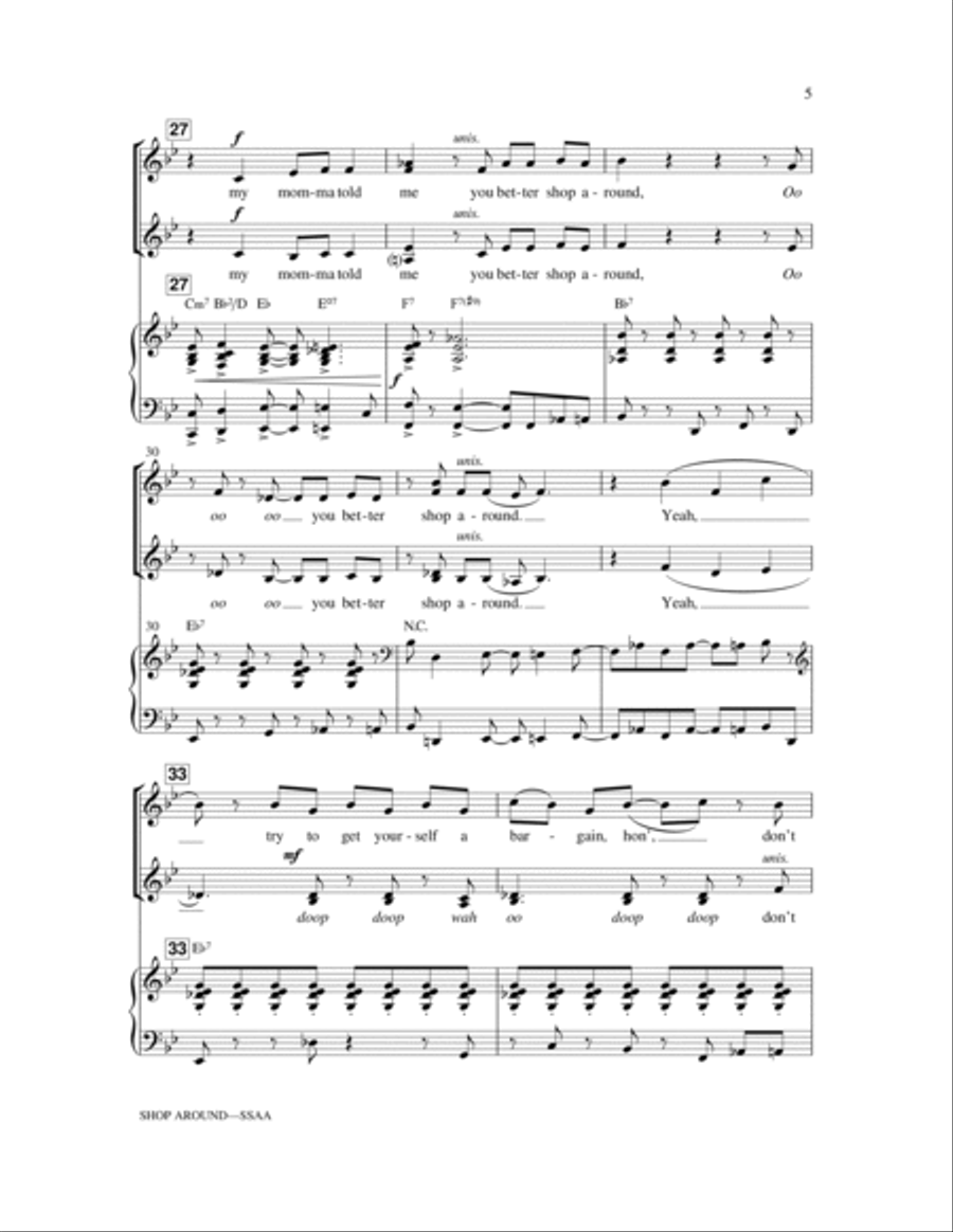 Shop Around SSA scores gallery preview page 5