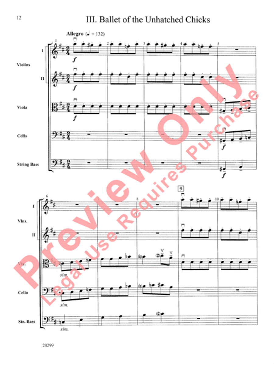 Pictures at an Exhibition, Selections from String Orchestra scores gallery preview page 13