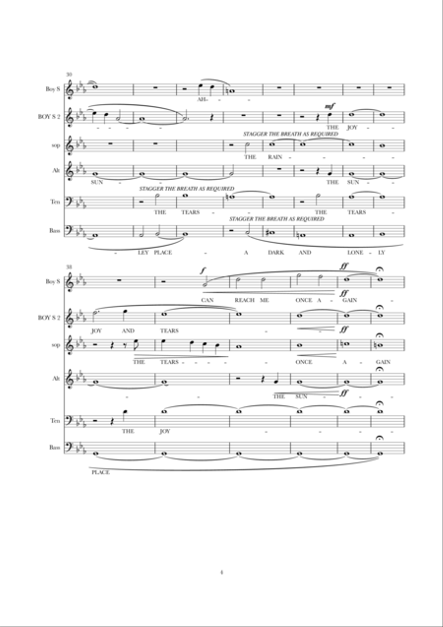 The Sunflower 4-Part scores gallery preview page 5