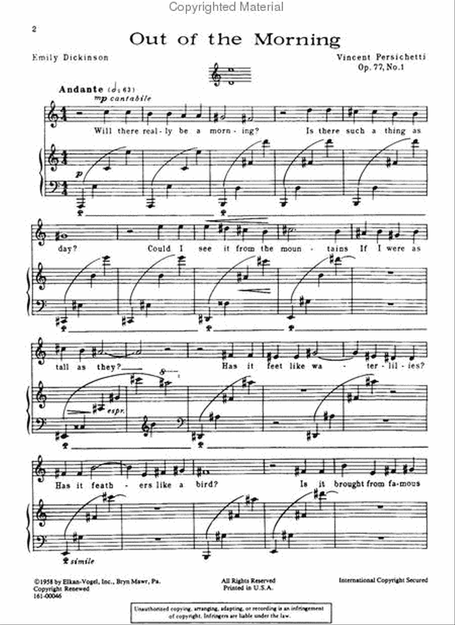 Out of the Morning Chamber Music scores gallery preview page 2