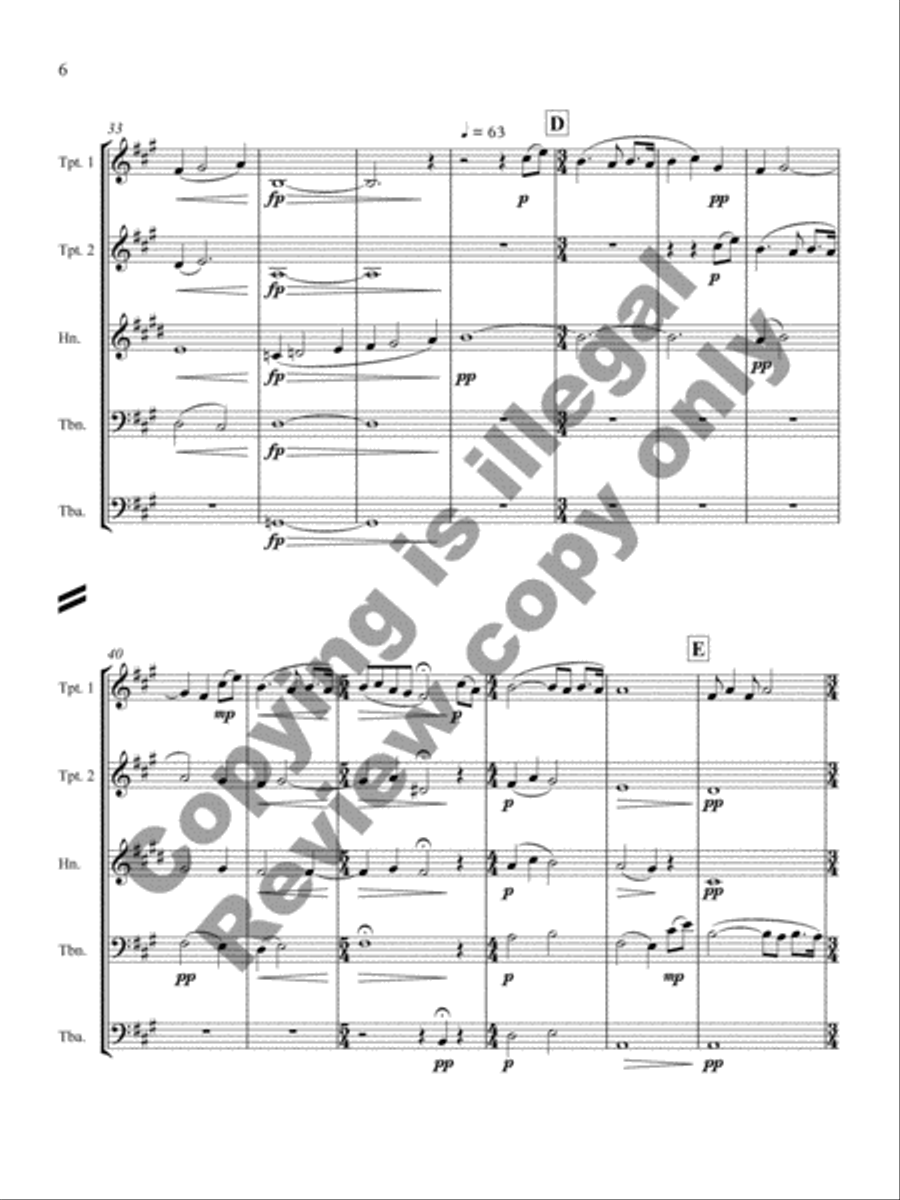 Confictura Confictura Brass Quintet scores gallery preview page 7