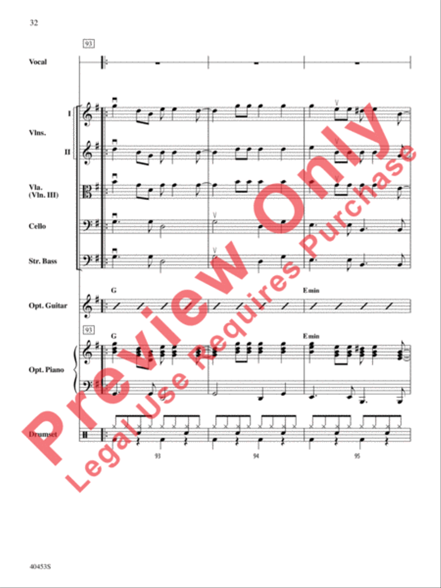 Monster Mash String Orchestra scores gallery preview page 33
