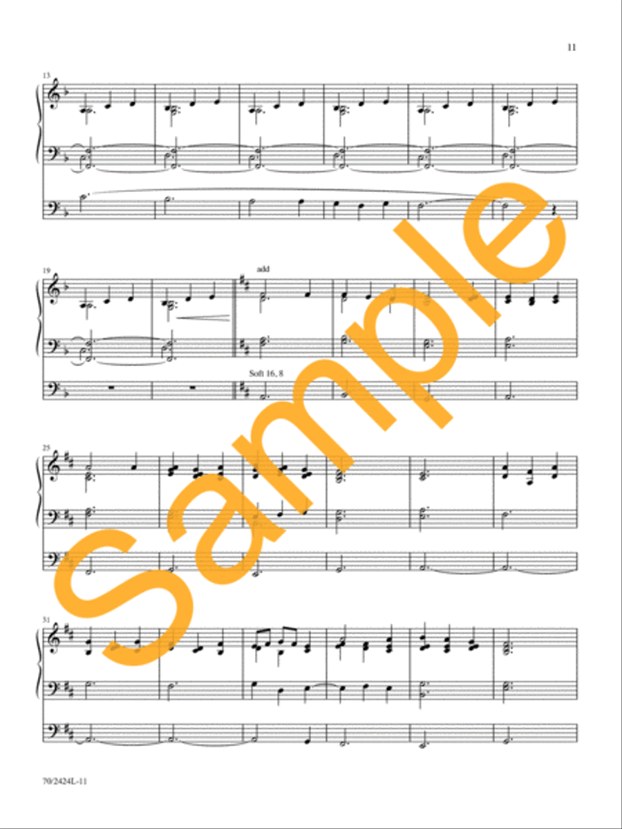 Advent to Ascension Organ Solo scores gallery preview page 10