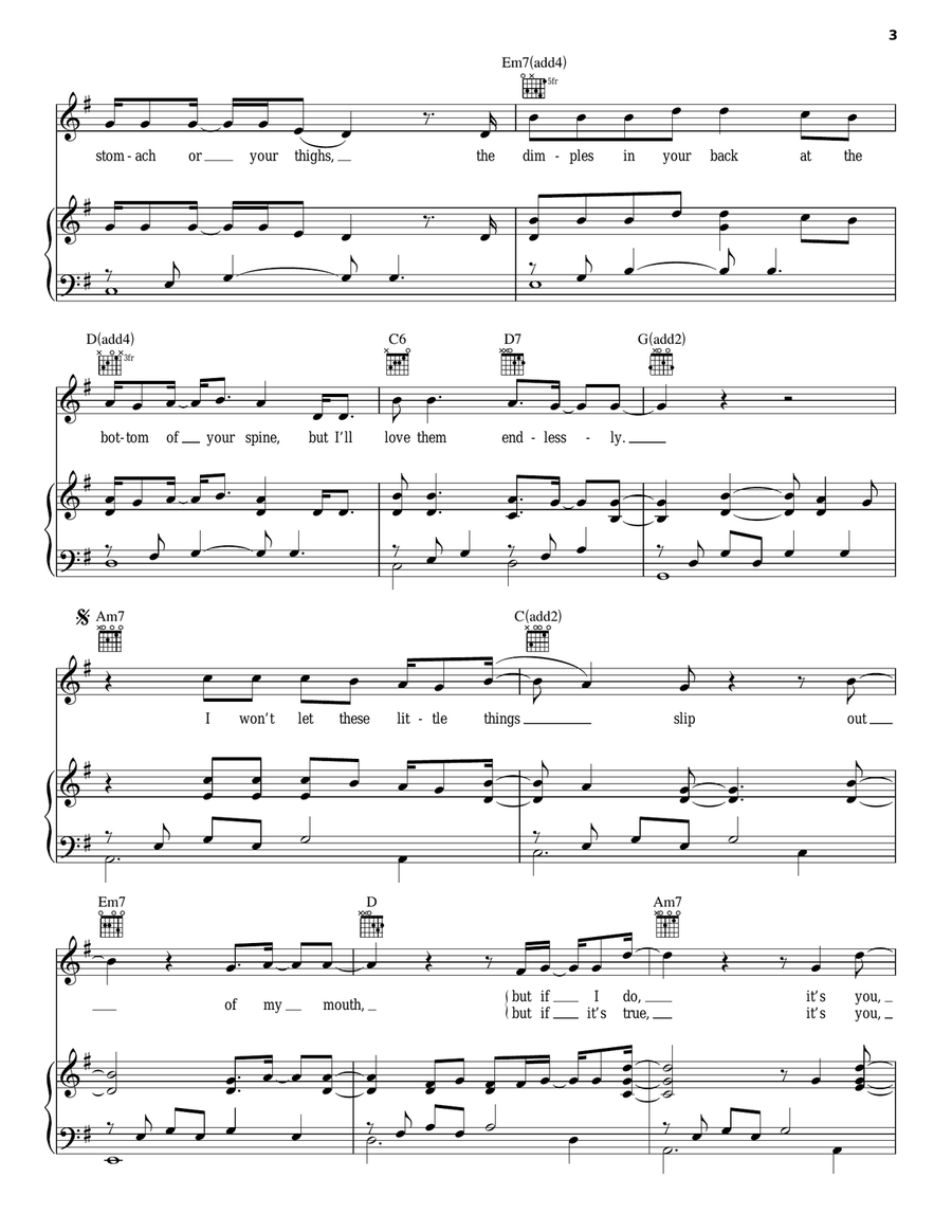 Little Things Little Things Acoustic Guitar scores gallery preview page 3