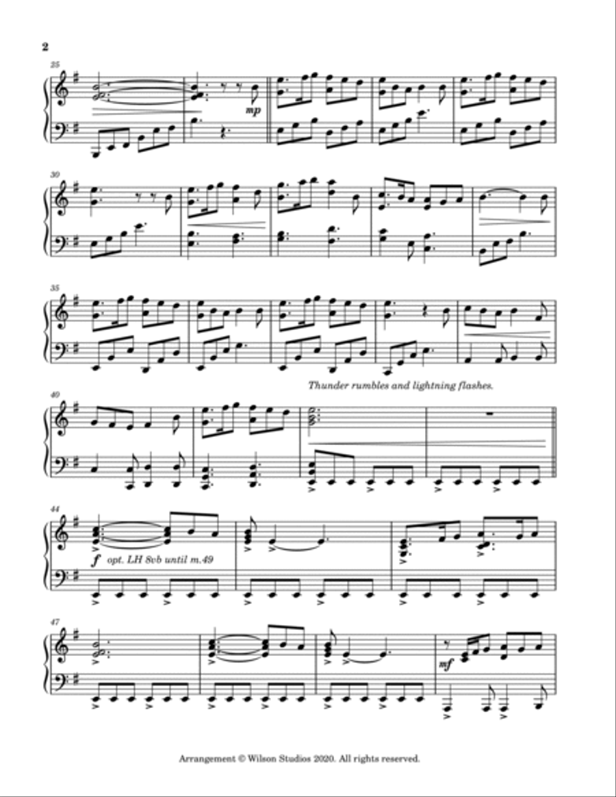 Petrichor--piano solo Piano Solo scores gallery preview page 2