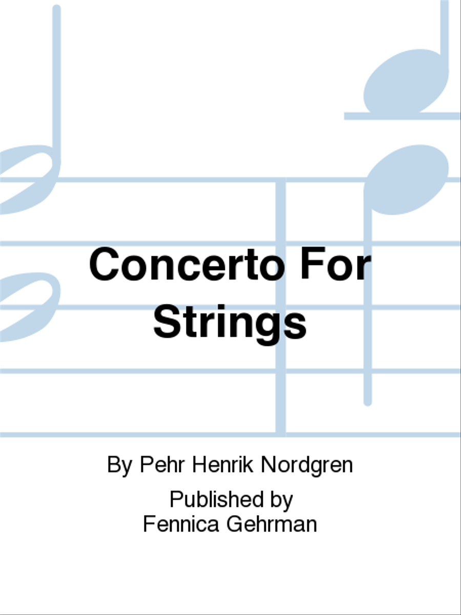 Concerto for Strings / Konsertto jousille String Orchestra scores gallery preview page 1