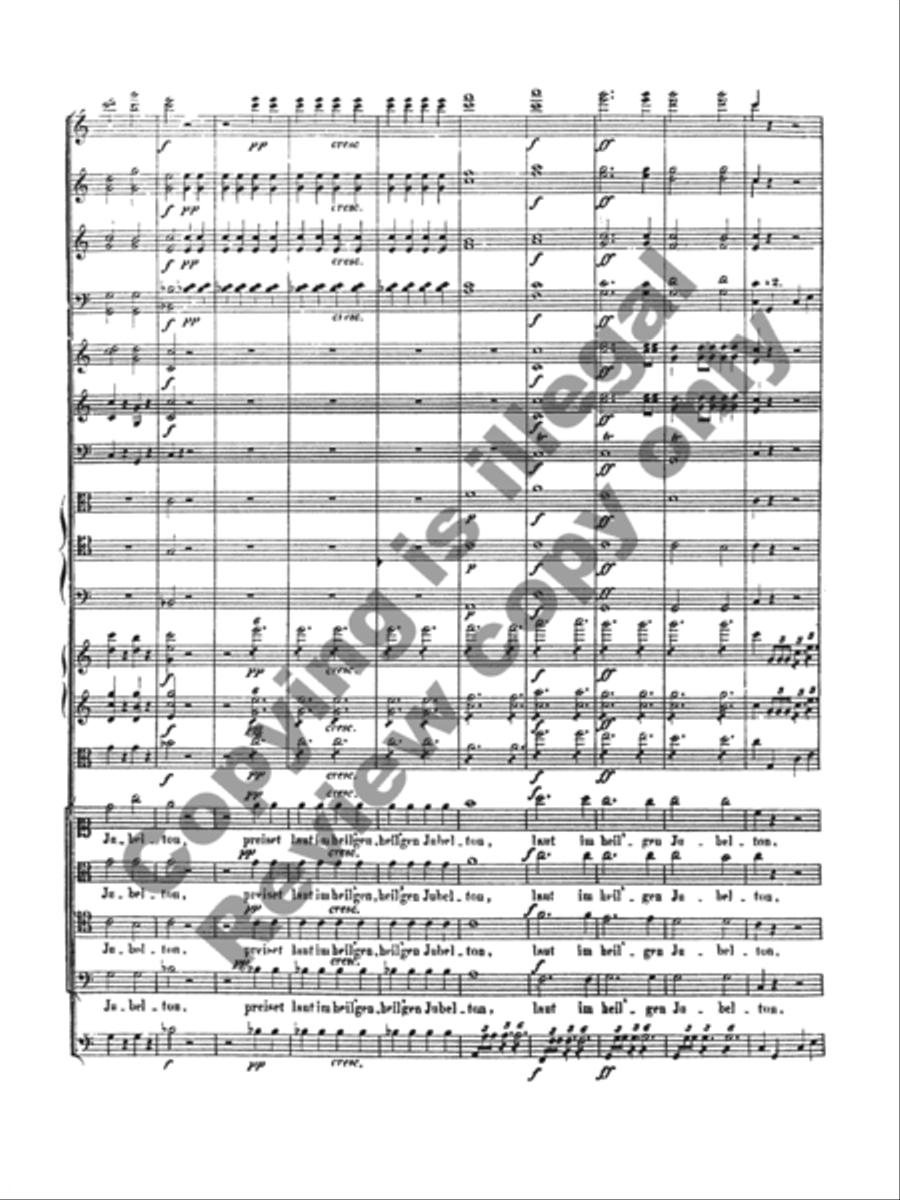 Hallelujah Chorus (Hallelujah unto God's Almighty Son!) (Orchestra Score and Parts) Choir scores gallery preview page 43