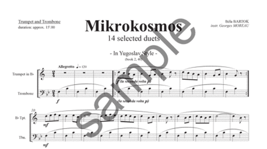 Mikrokosmos - 14 selected duets