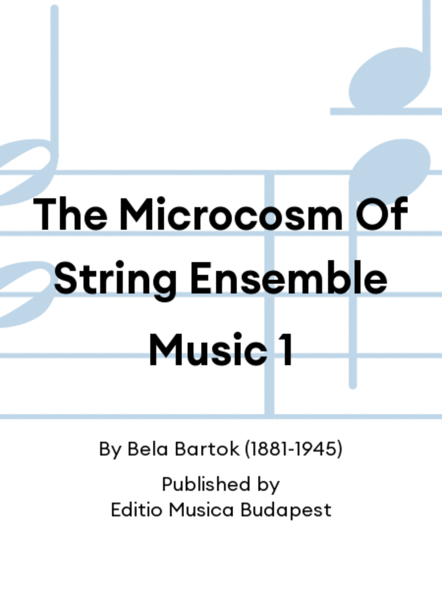 The Microcosm Of String Ensemble Music 1