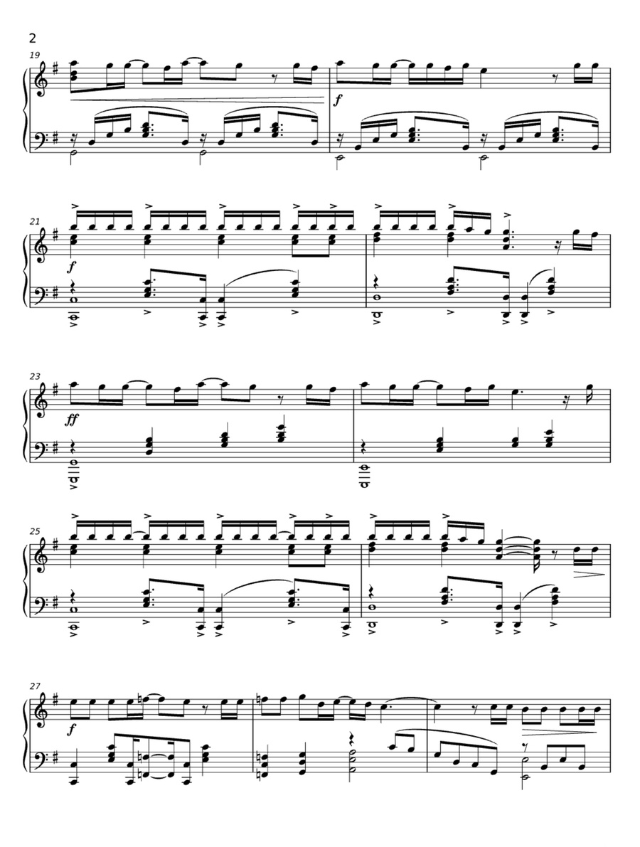 Making Love Out Of Nothing At All Easy Piano scores gallery preview page 2