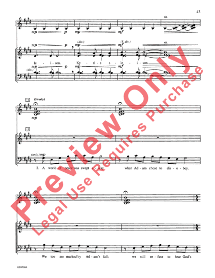 A Festival of Lessons and Carols Choir scores gallery preview page 44