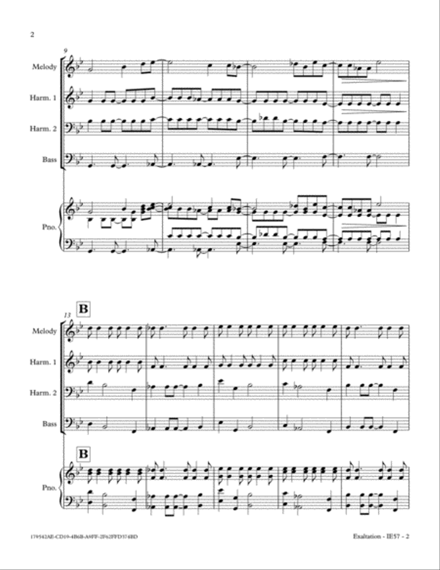 Exaltation Exaltation Small Ensemble scores gallery preview page 2