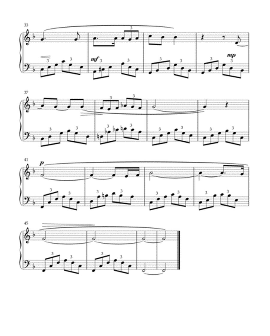 Schubert - Ave Maria (easy piano arrangement) in F image number null
