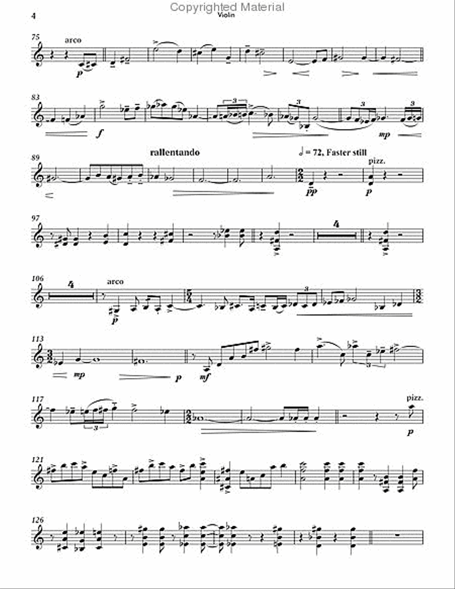 The Time Gallery Clarinet scores gallery preview page 4